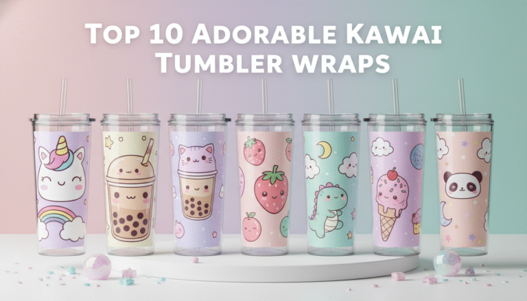 Top 10 Adorable Kawaii Tumbler Wraps