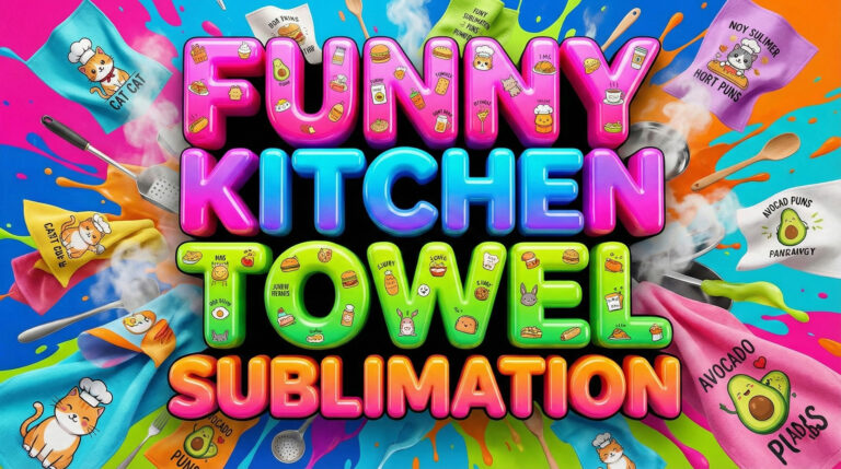 Our 10 Favorite Funny Kitchen Towel Sublimation Designs to Brighten Your Home