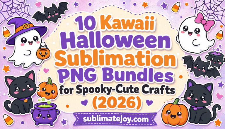 10 Kawaii Halloween Sublimation PNG Bundles for Spooky-Cute Crafts (2026)