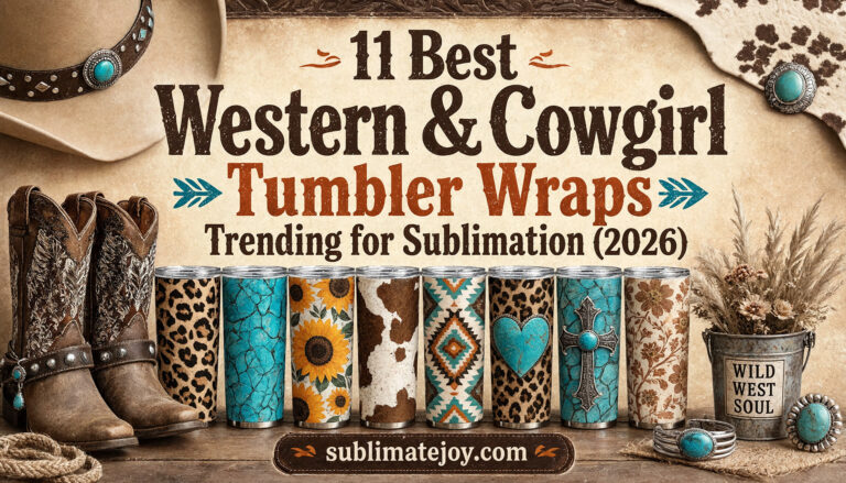 11 Best Western & Cowgirl Tumbler Wraps Trending for Sublimation (2026)