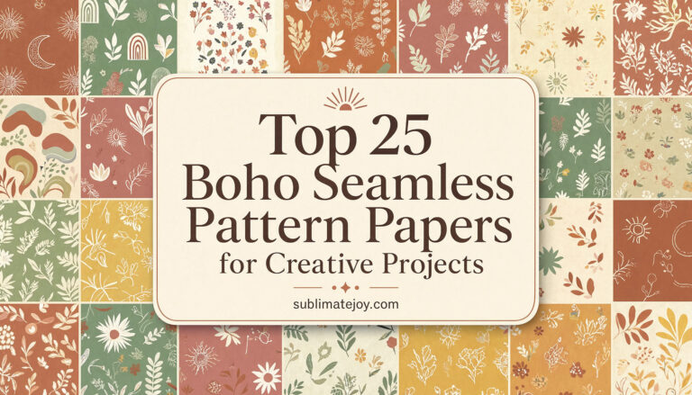 Top 25 Boho Seamless Pattern Papers for Creative Projects