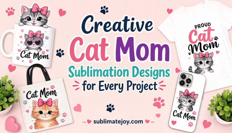 Creative Cat Mom Sublimation Designs for Every Project