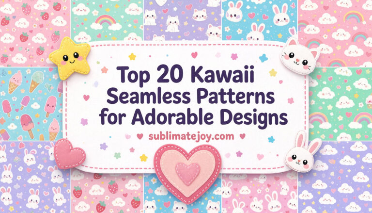 Top 20 Kawaii Seamless Patterns for Adorable Designs