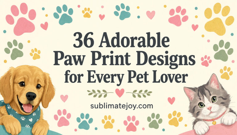 36 Adorable Paw Print Designs for Every Pet Lover!