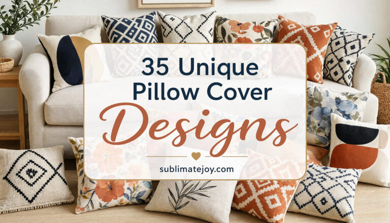 35 Unique Pillow Cover Designs