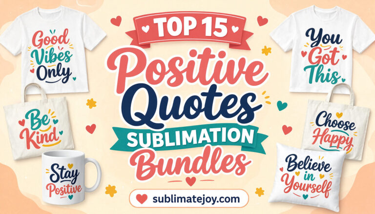 Top 15 Positive Quotes Sublimation Bundles