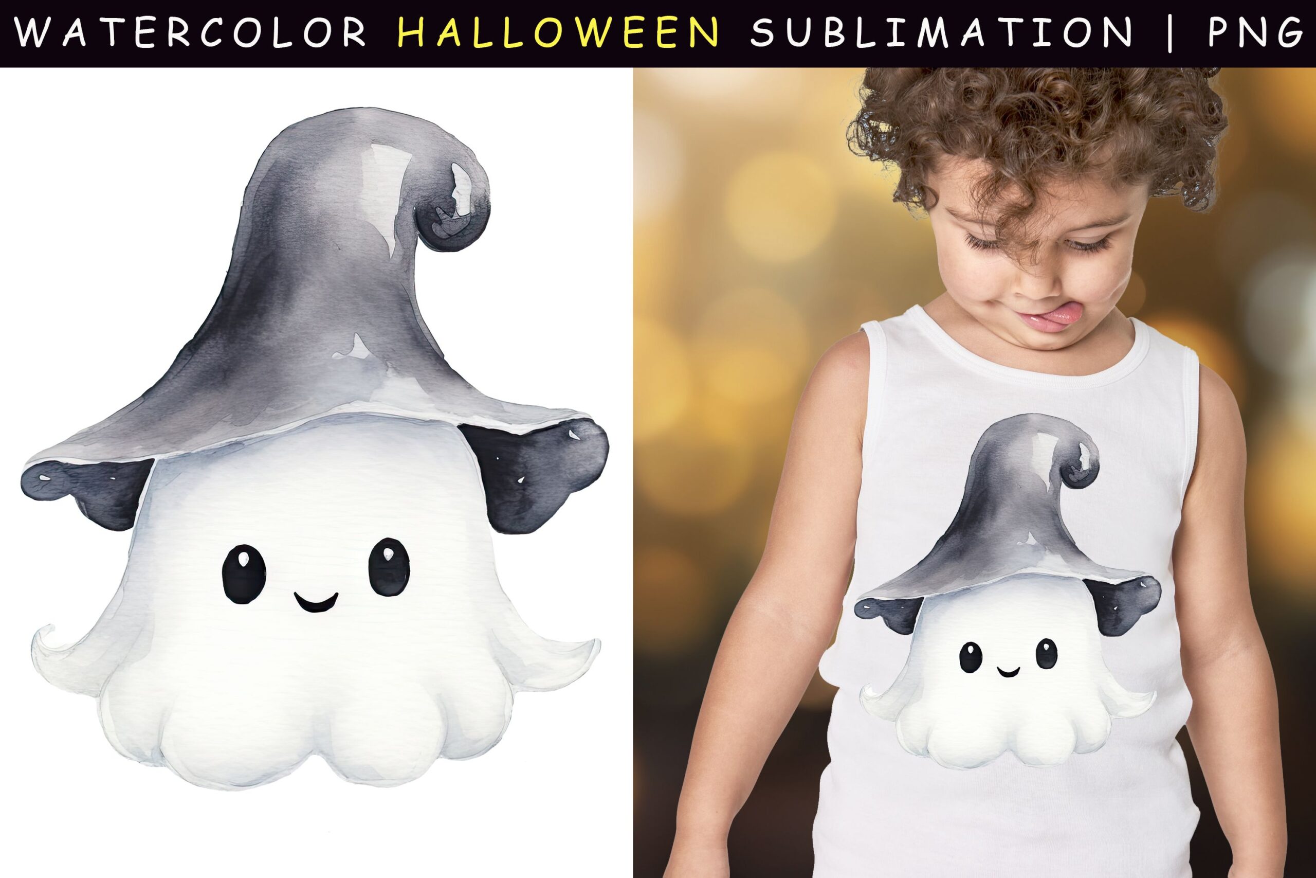 Cute Halloween Ghost Sublimation preview for cute Halloween ghost sublimation crafts
