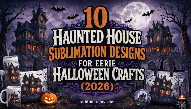 10 Haunted House Sublimation Designs for Eerie Halloween Crafts (2026)