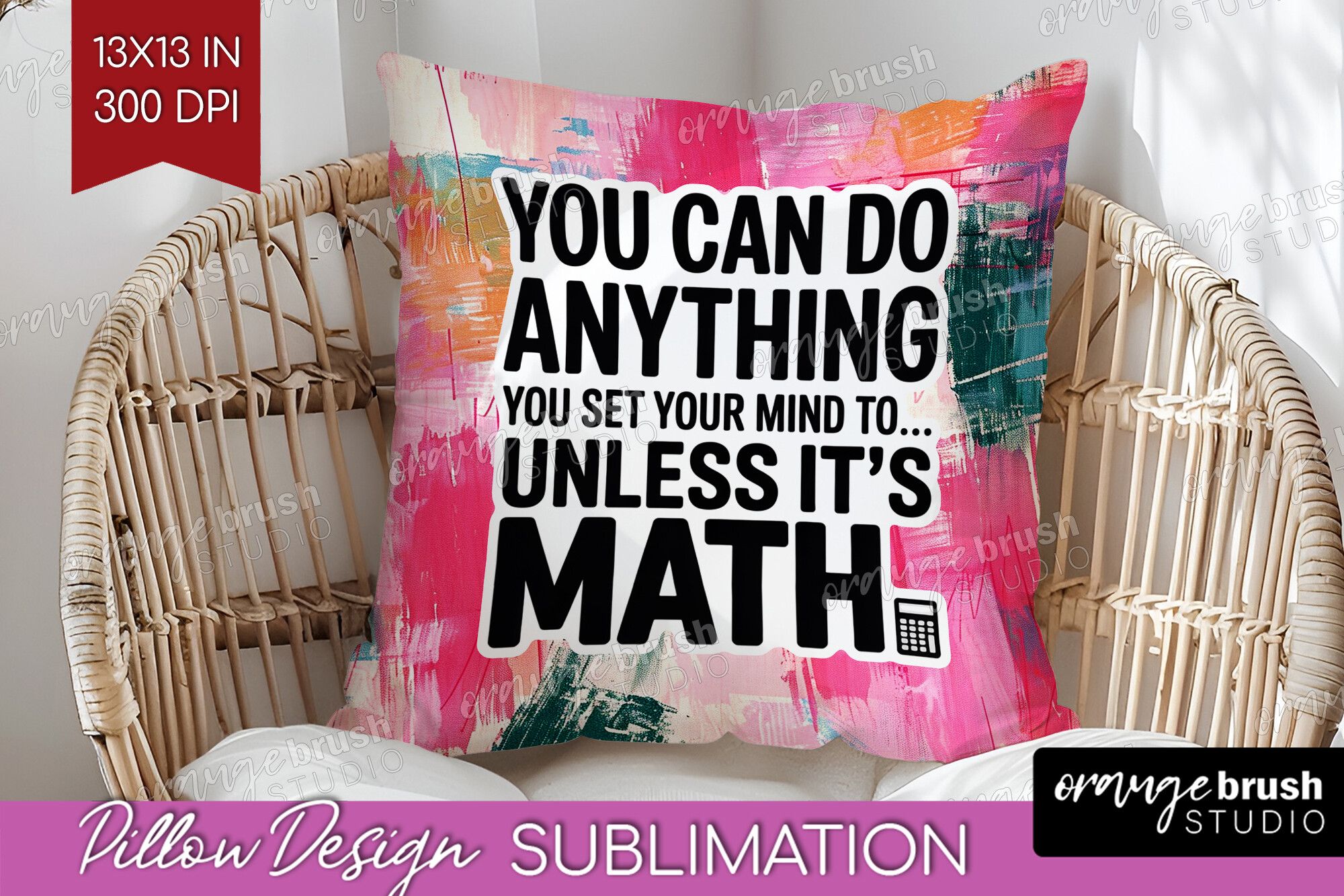 Funny Sarcastic Quote Pillow Cover PNG preview for craft projects