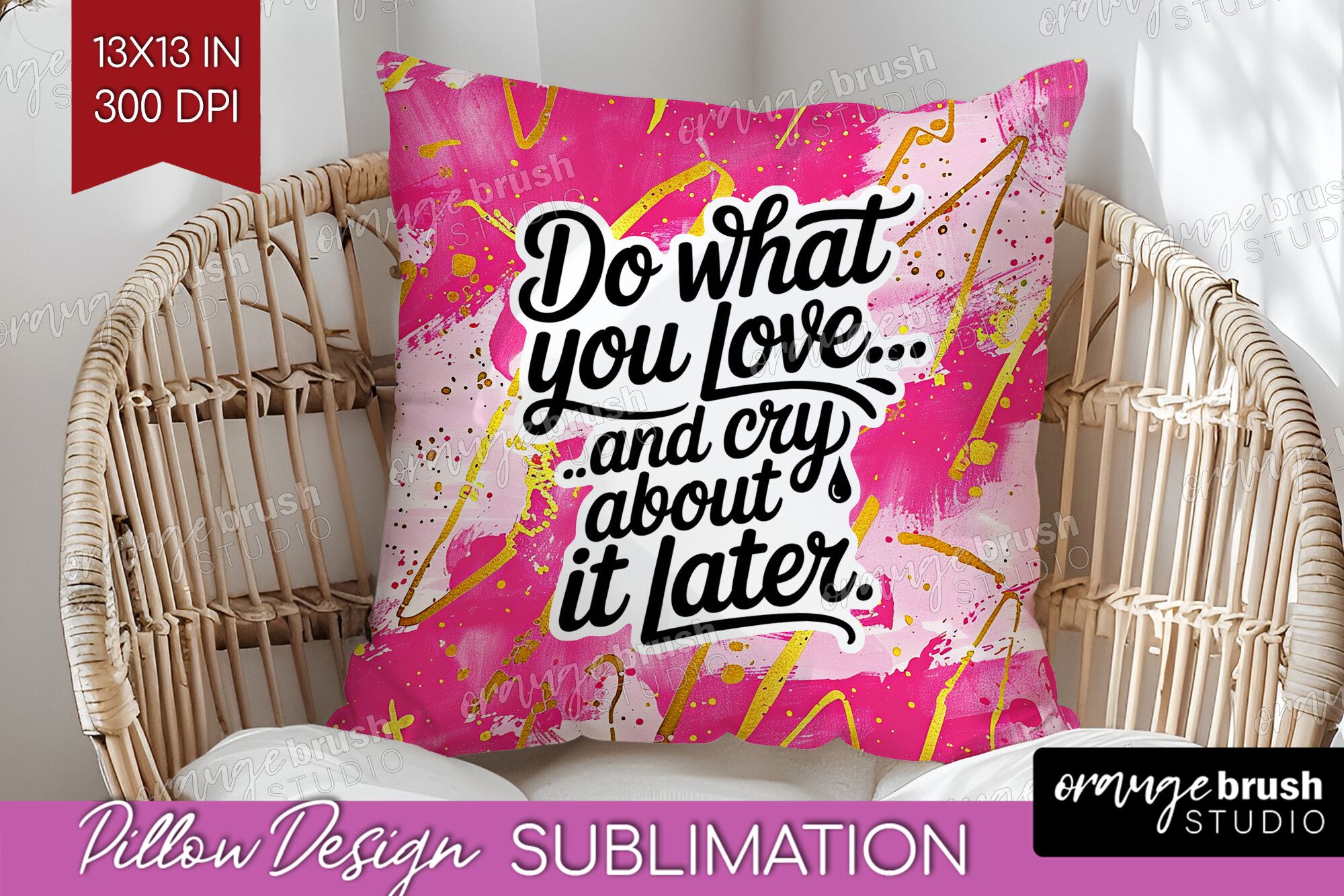 Funny Sarcastic Quote Pillow Cover PNG preview for craft projects