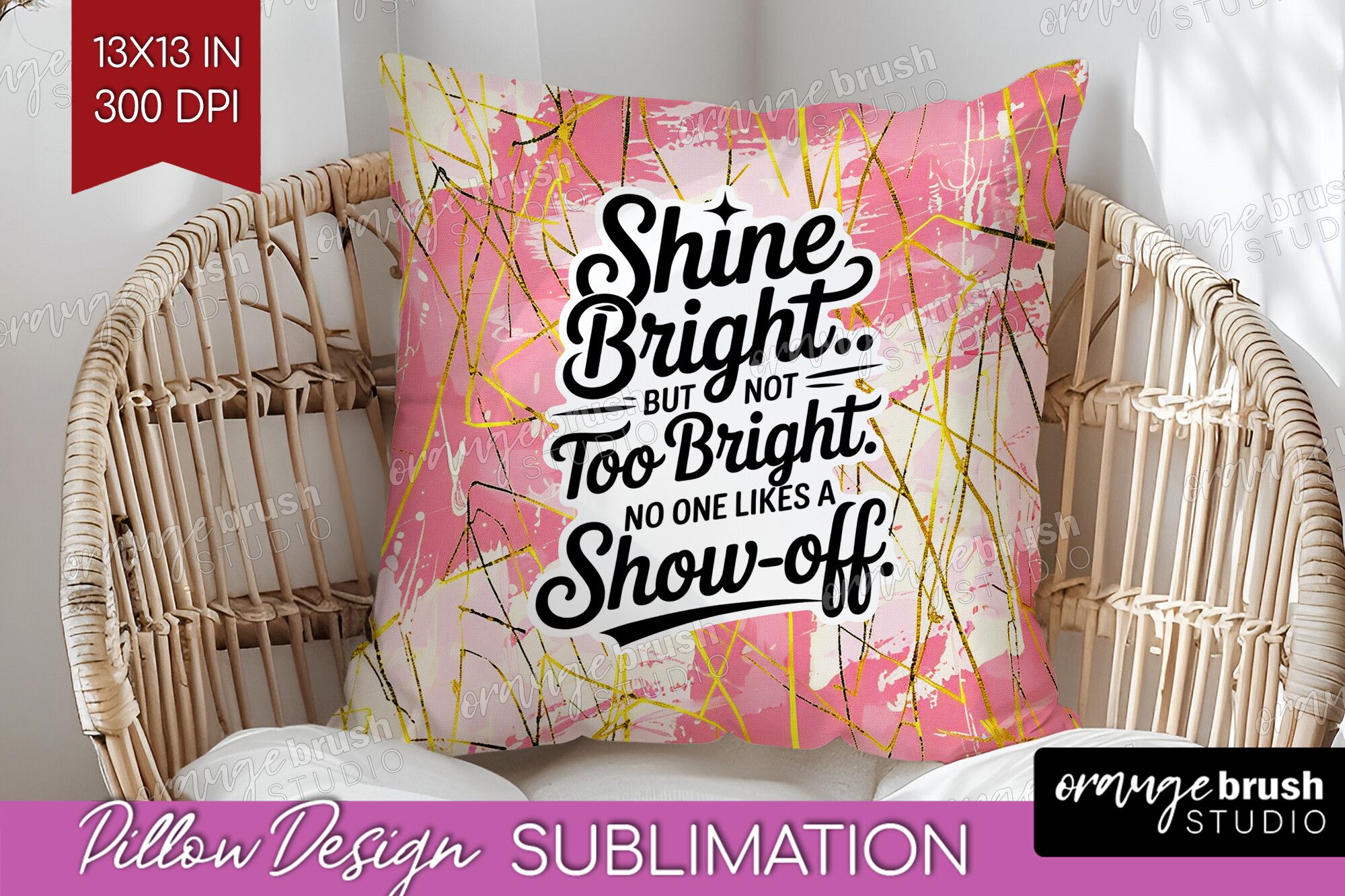 Funny Sarcastic Quote Pillow Cover PNG preview for craft projects