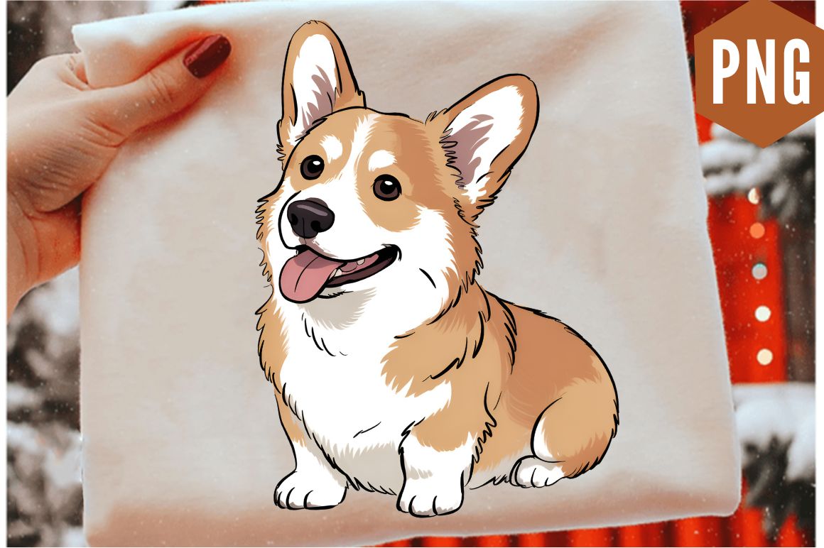 Cute Dog Breed Clipart Sublimation Desig preview for craft projects