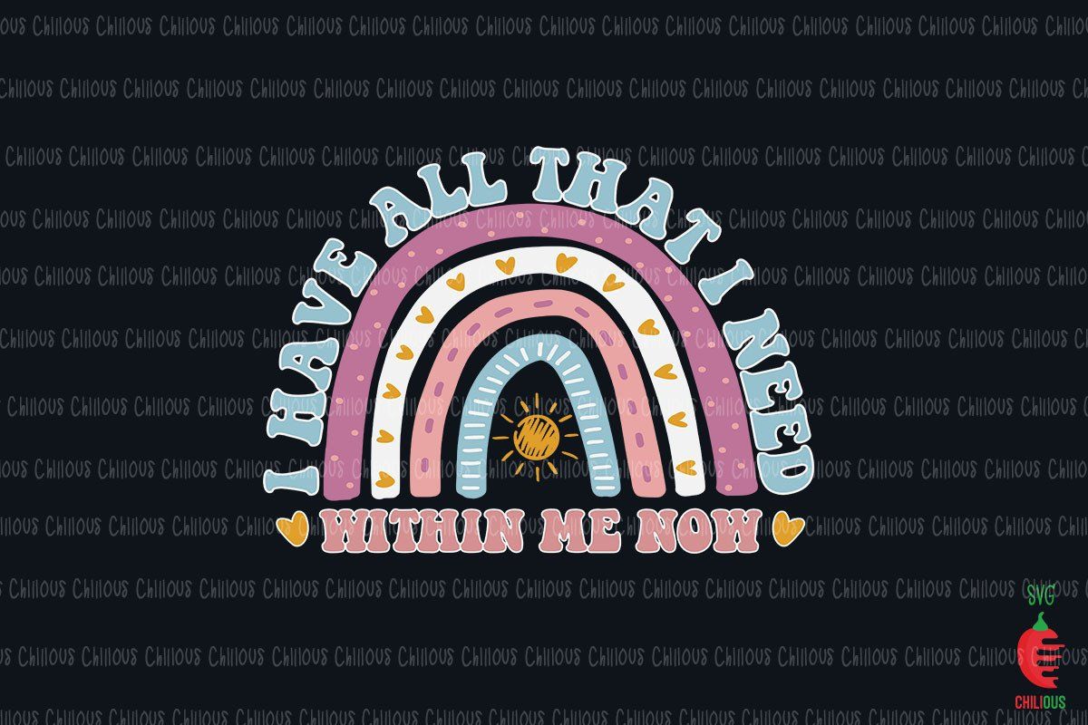 I Have All That I Need Within Me Now preview for craft projects