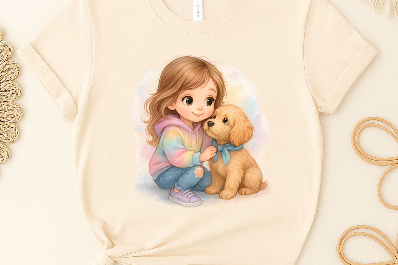 Cute Dog Mom Dog Sublimation Clipart Png preview for craft projects