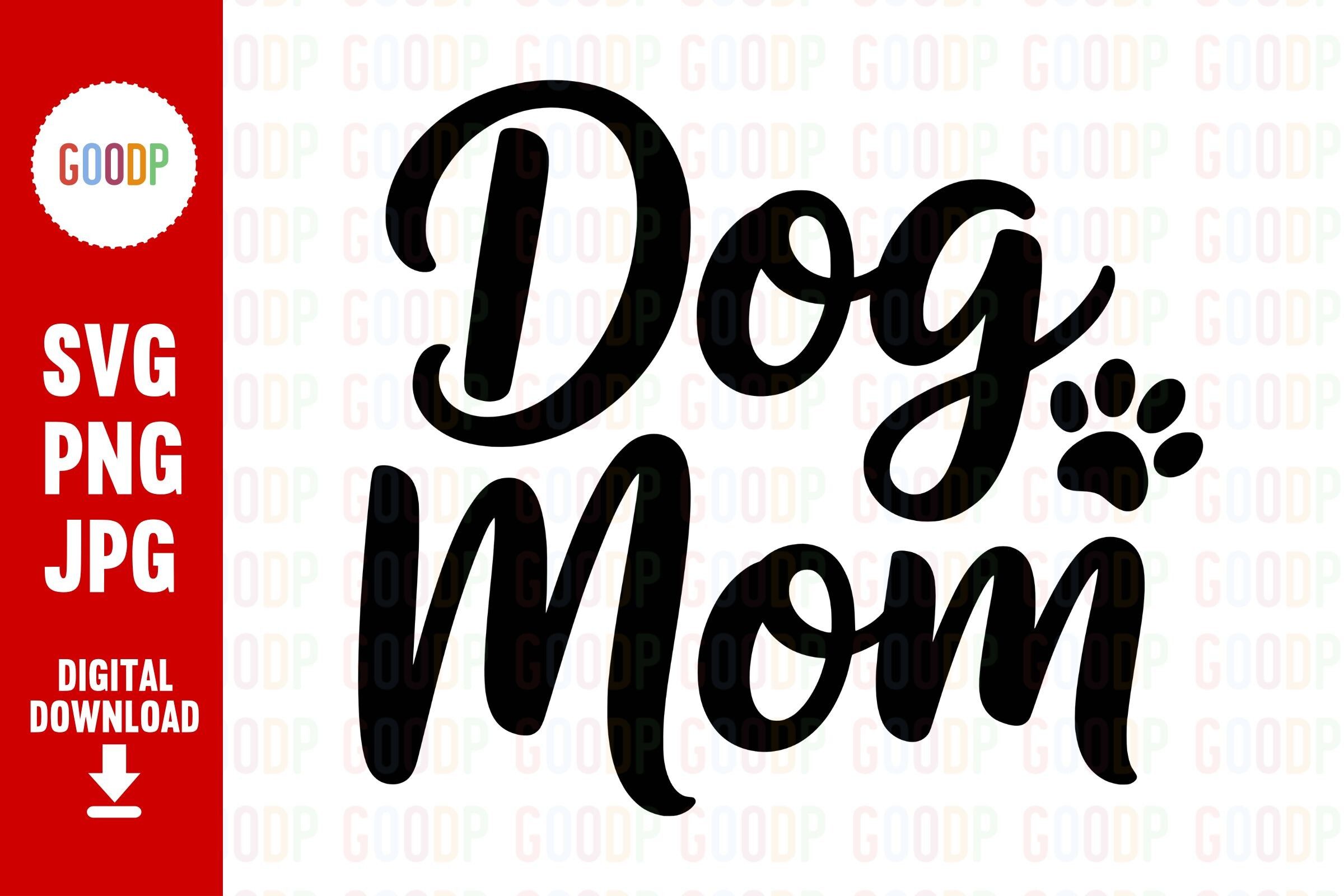 Dog Mom Png preview for craft projects