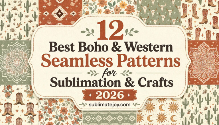 12 Best Boho & Western Seamless Patterns for Sublimation & Crafts (2026)