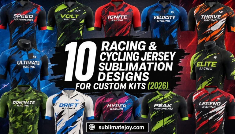 10 Racing & Cycling Jersey Sublimation Designs for Custom Kits (2026)