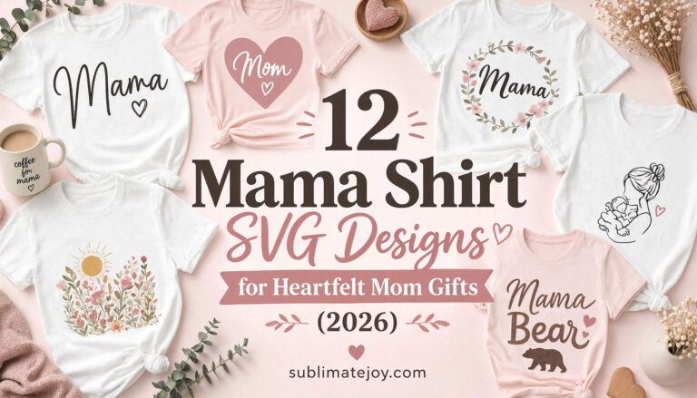 12 Mama Shirt SVG Designs for Heartfelt Mom Gifts (2026)