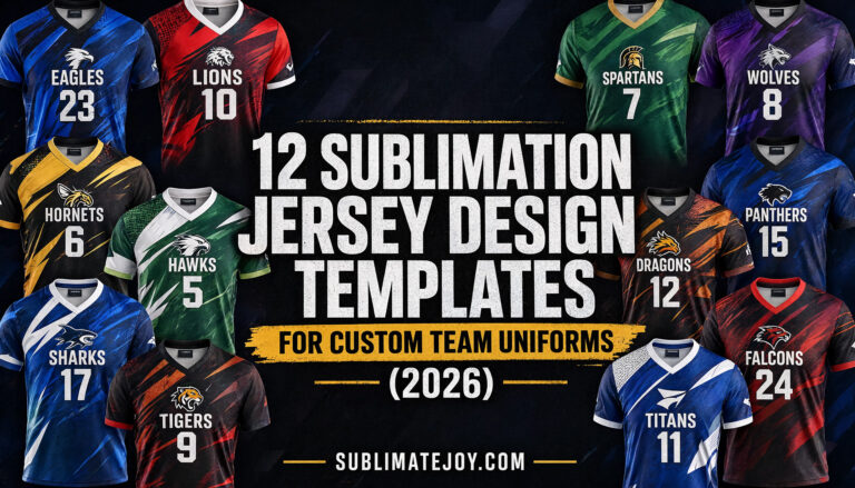 12 Sublimation Jersey Design Templates for Custom Team Uniforms (2026)