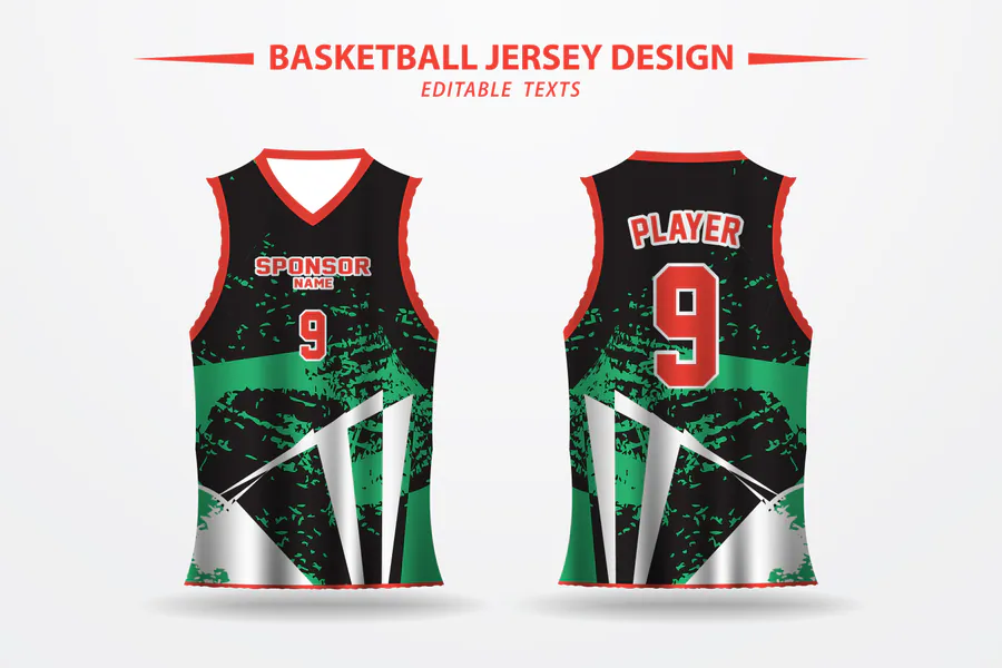 A Basketball Jersey Design preview for basketball jersey sublimation template
