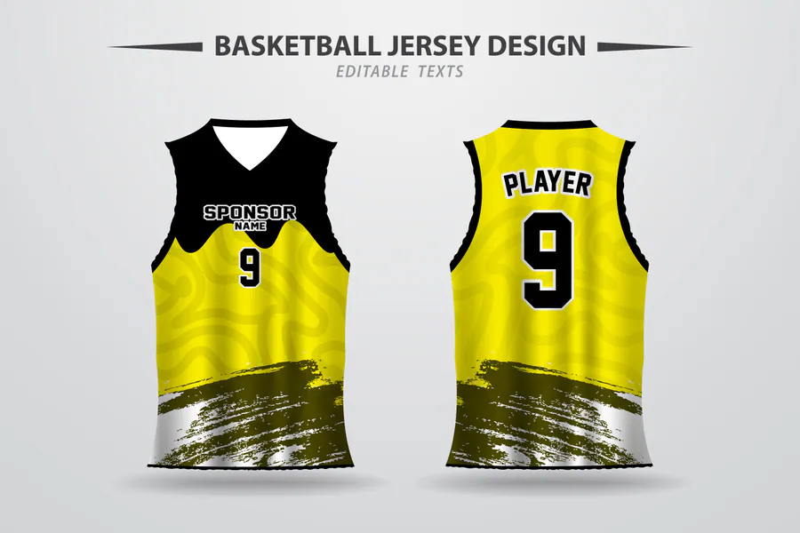 Basketball Jersey Design for Printing preview for basketball jersey sublimation template