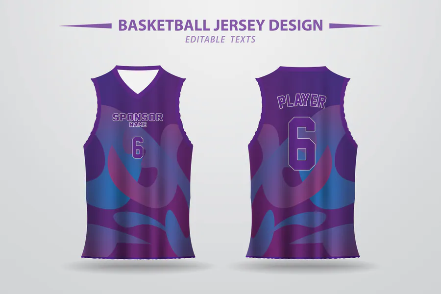 Basketball Jersey to Print preview for basketball jersey sublimation template