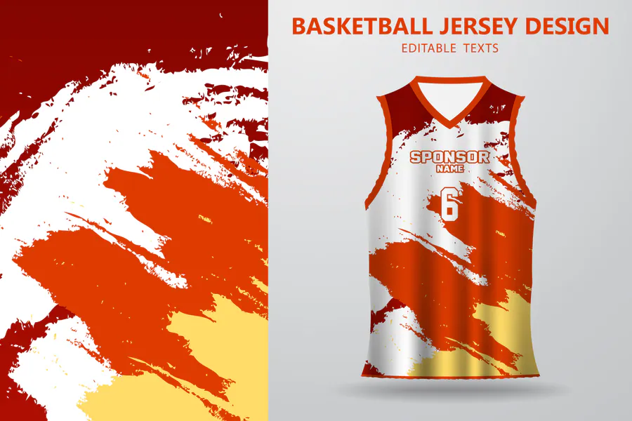Jersey Design for Basketball Teams preview for basketball jersey sublimation template