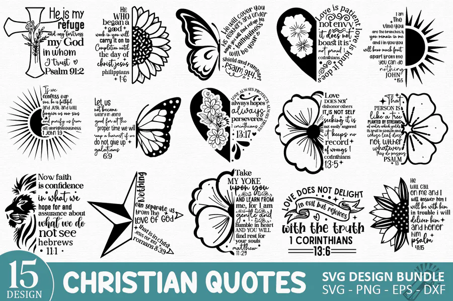 Christian SVG Bundle, Faith Bundle preview for christian shirt svg