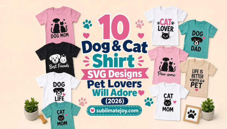 10 Dog and Cat Shirt SVG Designs Pet Lovers Will Adore (2026)