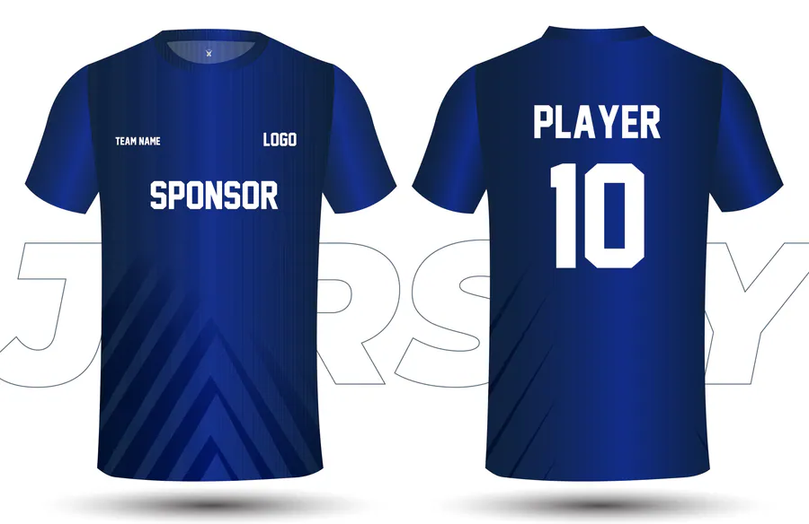 Adaptable Sports Jersey Template preview for cricket jersey sublimation design
