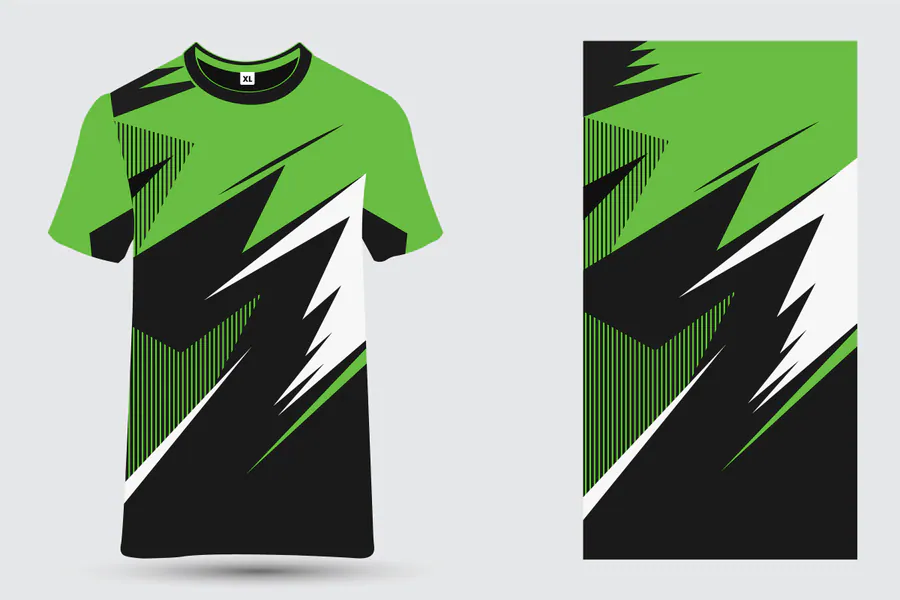 Modern Sports Jersey Template preview for cricket jersey sublimation design