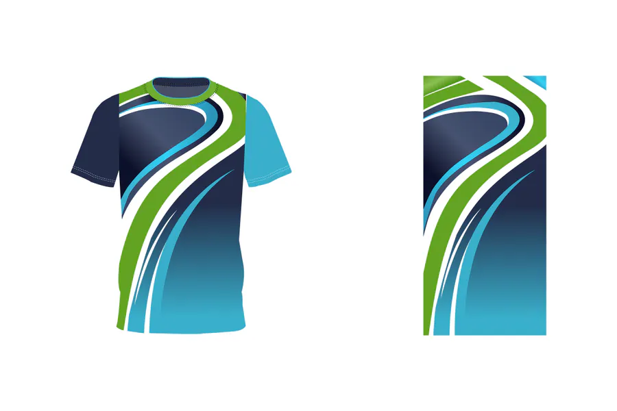 Stripe Sublimation Sports Jersey preview for cricket jersey sublimation design