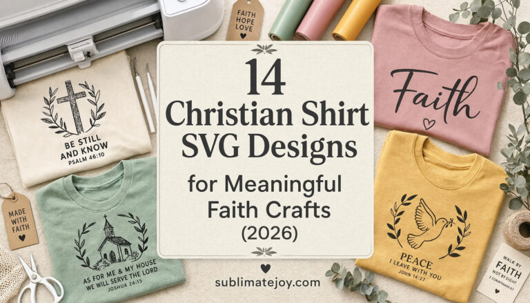 14 Christian Shirt SVG Designs for Meaningful Faith Crafts (2026)