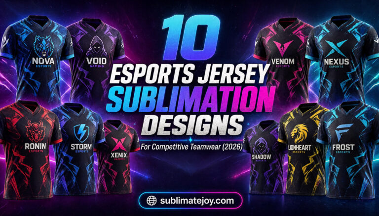 10 Esports Jersey Sublimation Designs for Competitive Teamwear (2026)