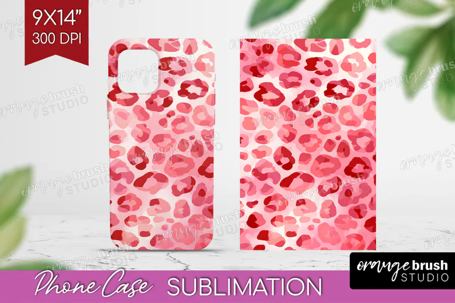 Hot Pink Leopard Phone Case preview for leopard print phone case sublimation ideas