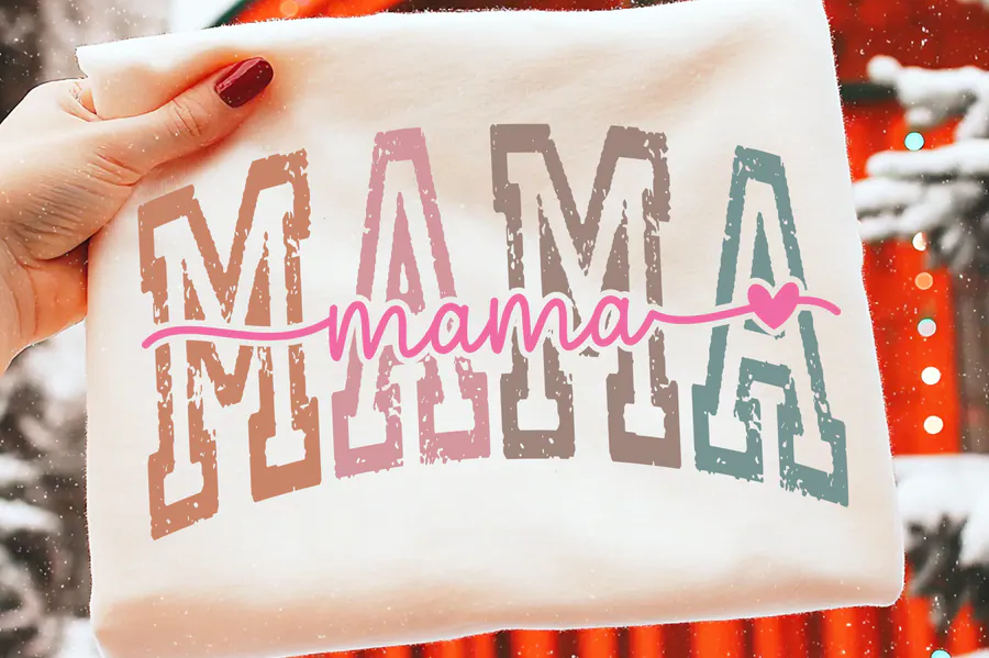 Retro Mama SVG, Mom SVG, Mama SVG PNG preview for mama shirt svg