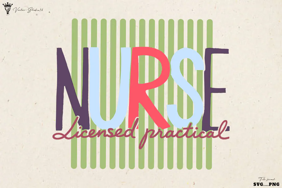 Graduation Nurse Licensed Practical SVG preview for nurse graduation sublimation designs