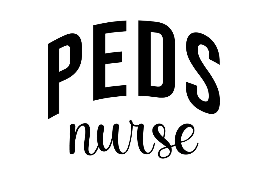 PEDS Nurse, Retro Nurse SVG Design preview for retro nurse sublimation designs