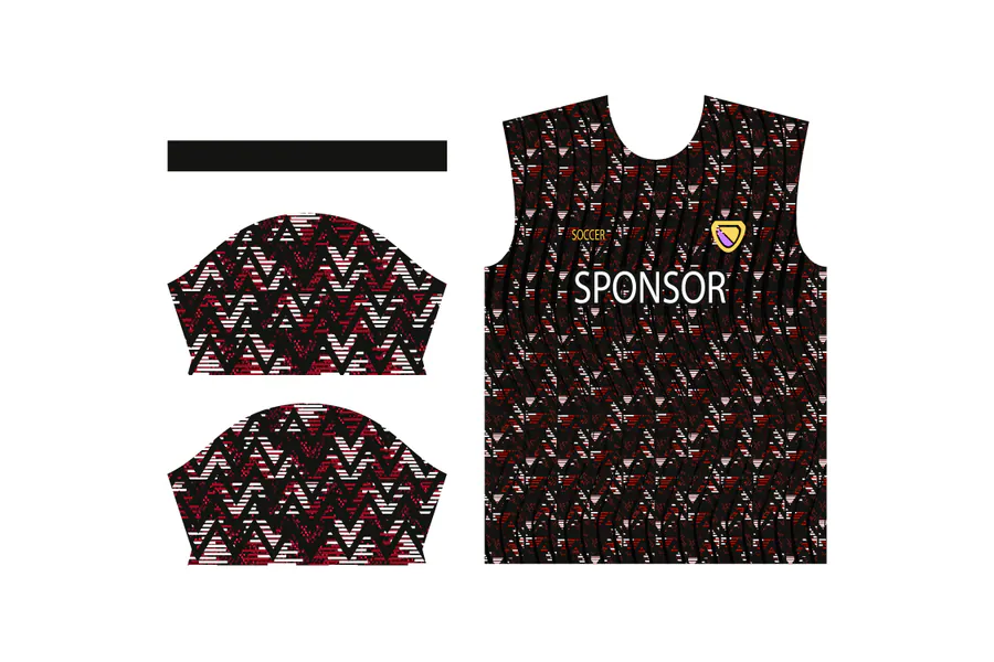 Football Soccer Jersey Design 122 preview for soccer jersey sublimation design