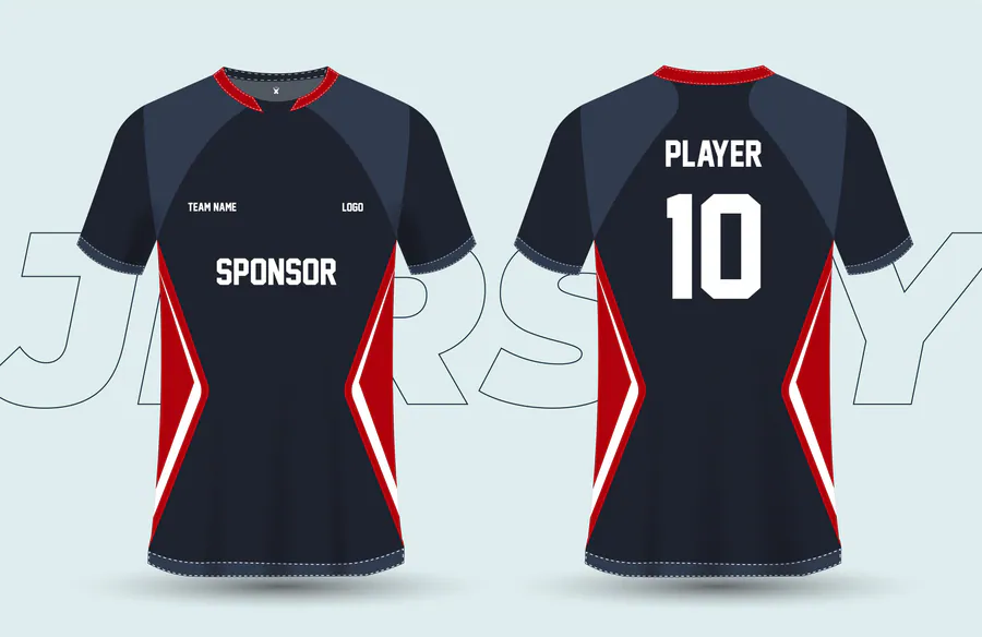 Soccer Jersey Template Sport T Shirt 5 preview for soccer jersey sublimation design