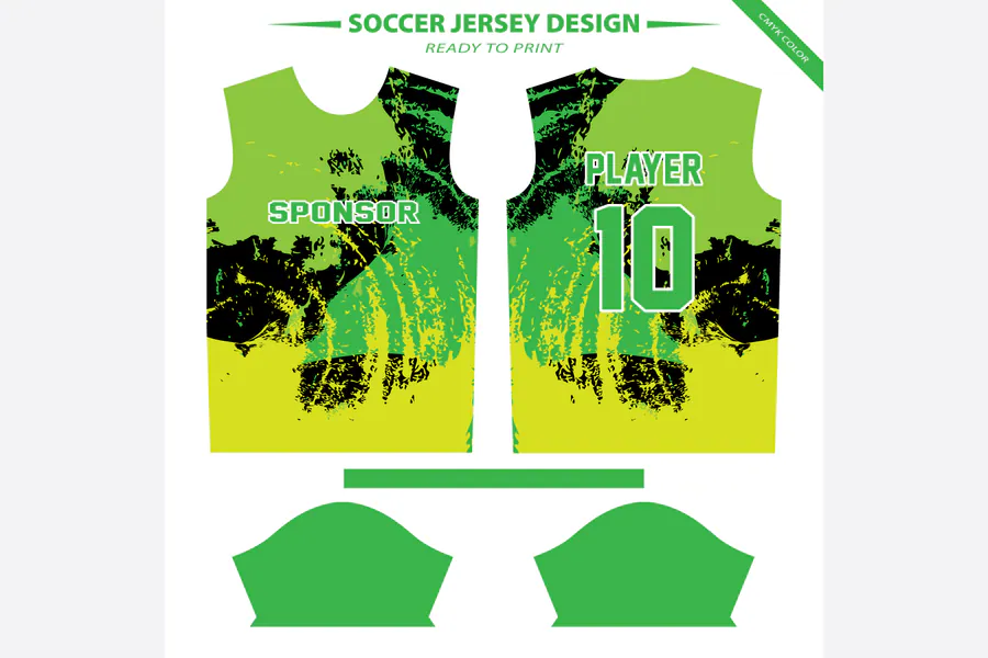 Sublimation Jersey Design for Printing 3 preview for soccer jersey sublimation design