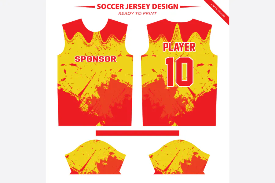 Sublimation Jersey Design for Printing 2 preview for soccer jersey sublimation design