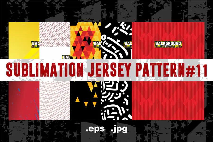Sublimation Jersey Pattern 11 preview for sublimation jersey design