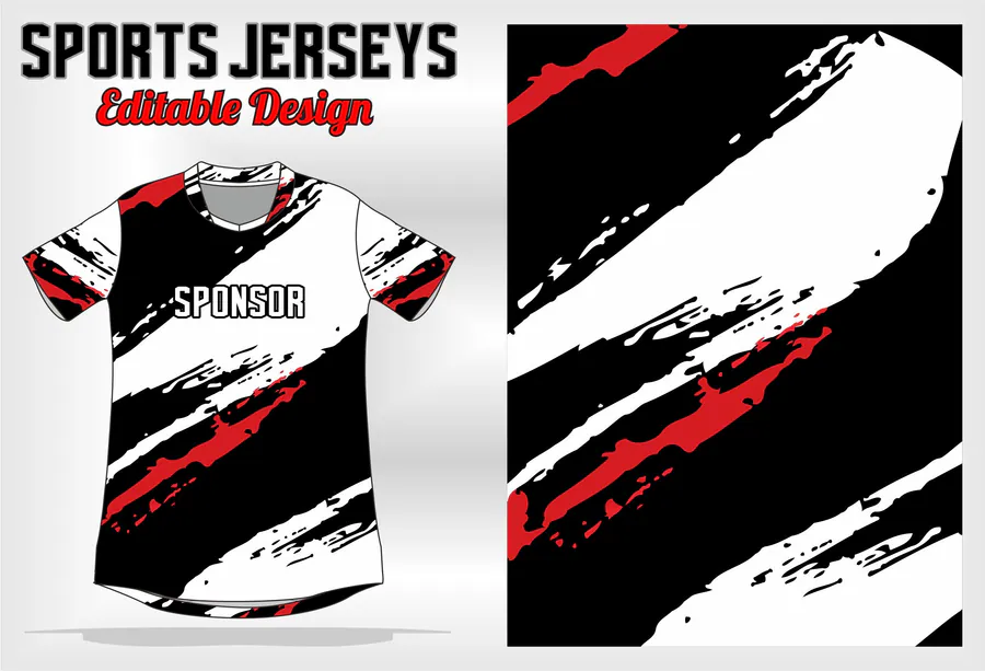 Sports Jersey Pattern 39 preview for sublimation jersey design