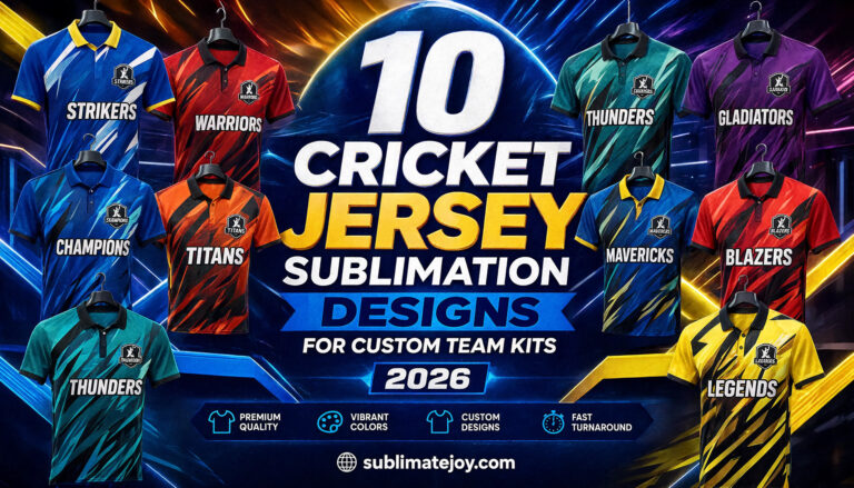 10 Cricket Jersey Sublimation Designs for Custom Team Kits (2026)
