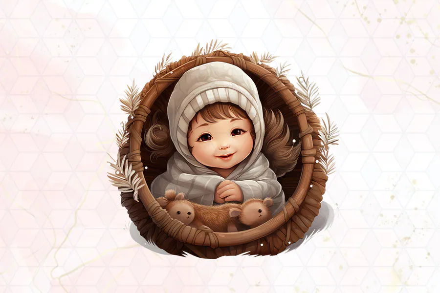 Baby Sublimation Clipart PNG preview for baby sublimation designs