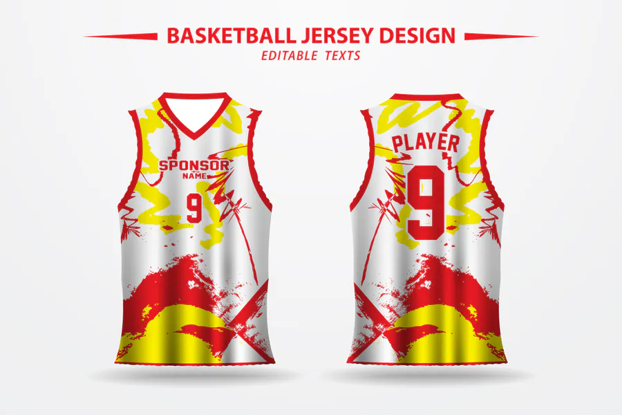 Vector Basketball Jersey preview for basketball jersey sublimation