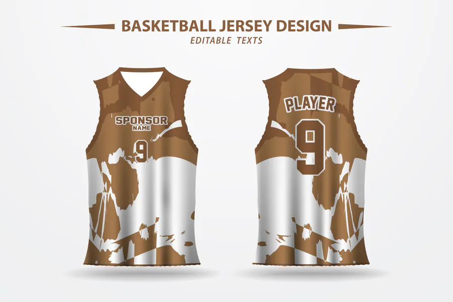 Basketball Jersey Pattern Design preview for basketball jersey sublimation