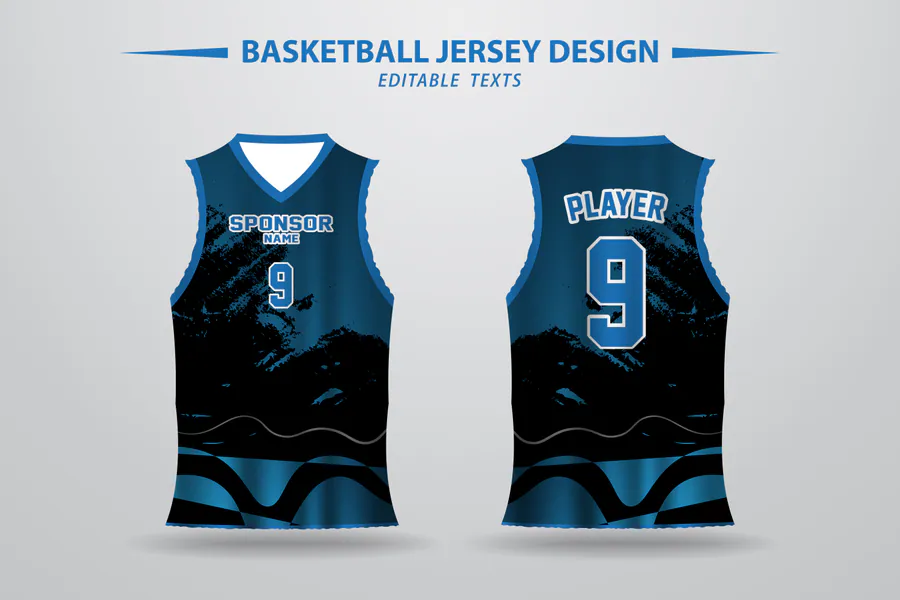 Basketball Pattern Jersey preview for basketball jersey sublimation