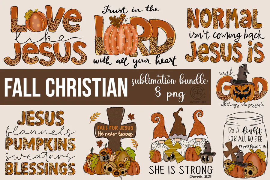 Christian Sublimation Bundle 4 preview for Christian sublimation